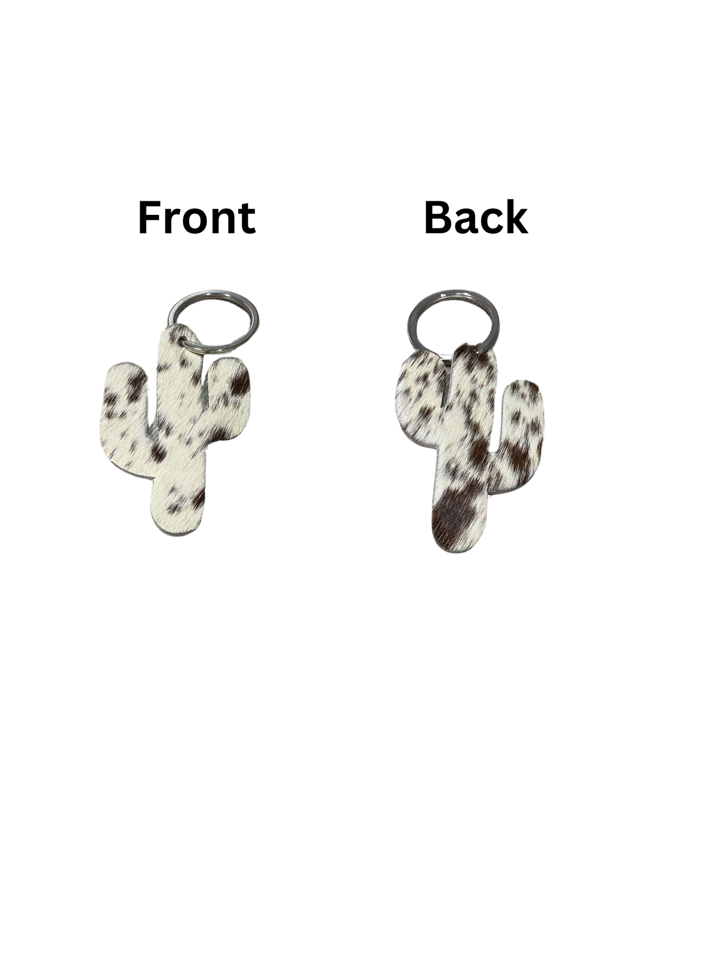 Cactus Cowhide keyrings (multiple choices)