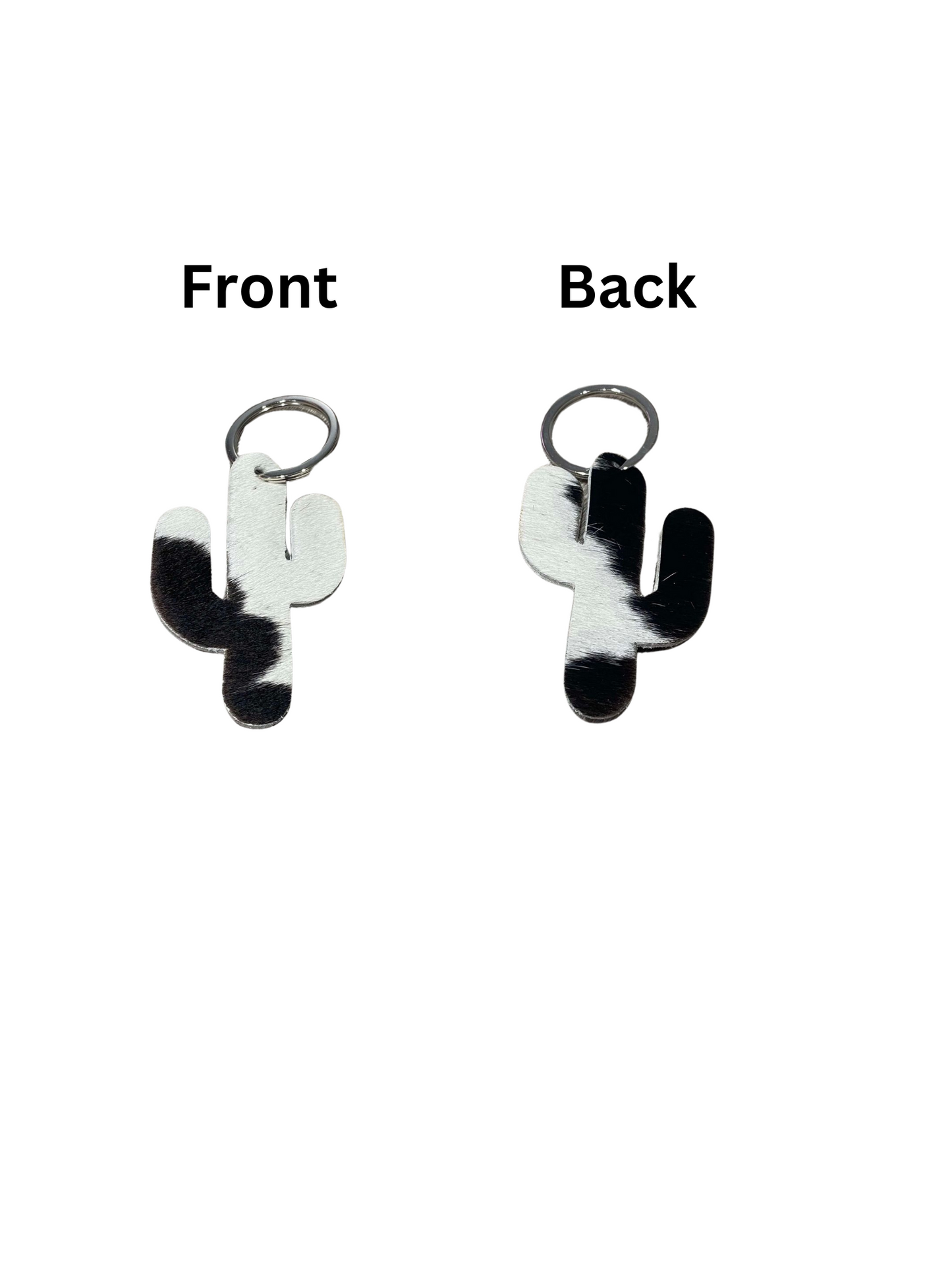 Cactus Cowhide keyrings (multiple choices)